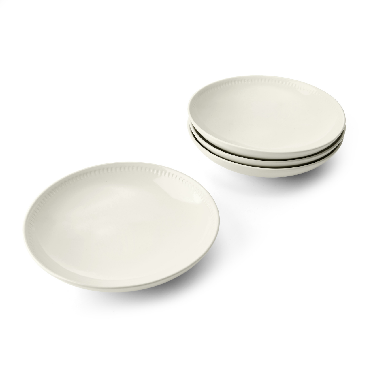 Mikasa MKCBPASTAPK4 Cranborne Stoneware 4lü 24cm Çukur Tabak Seti