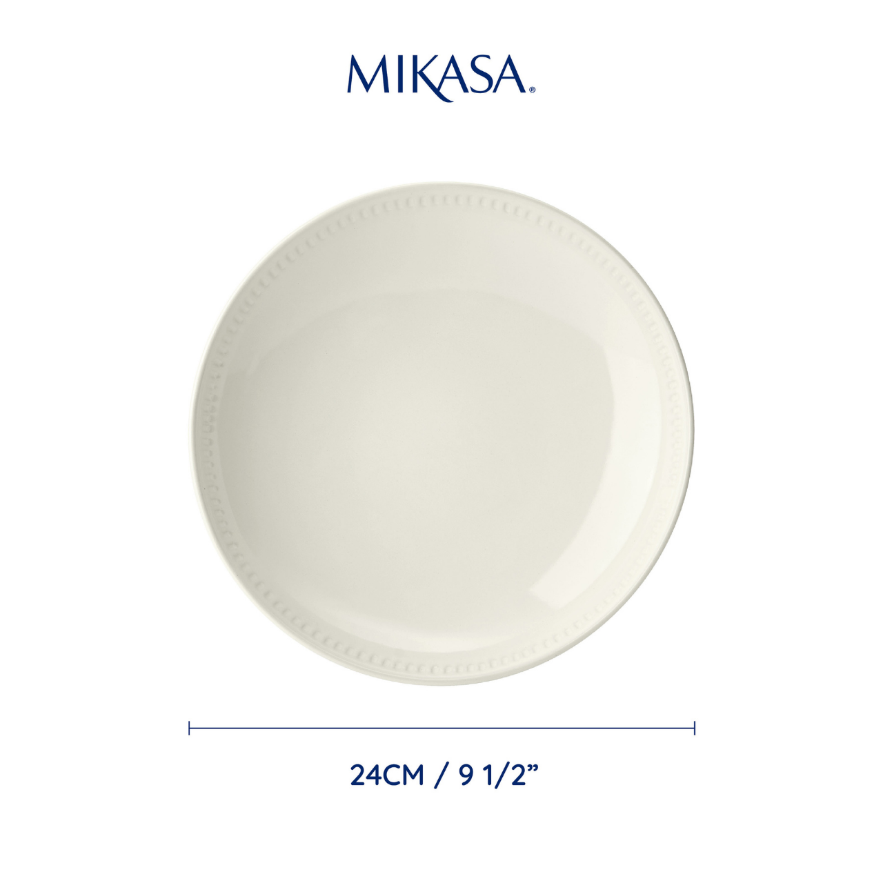 Mikasa MKCBPASTAPK4 Cranborne Stoneware 4lü 24cm Çukur Tabak Seti