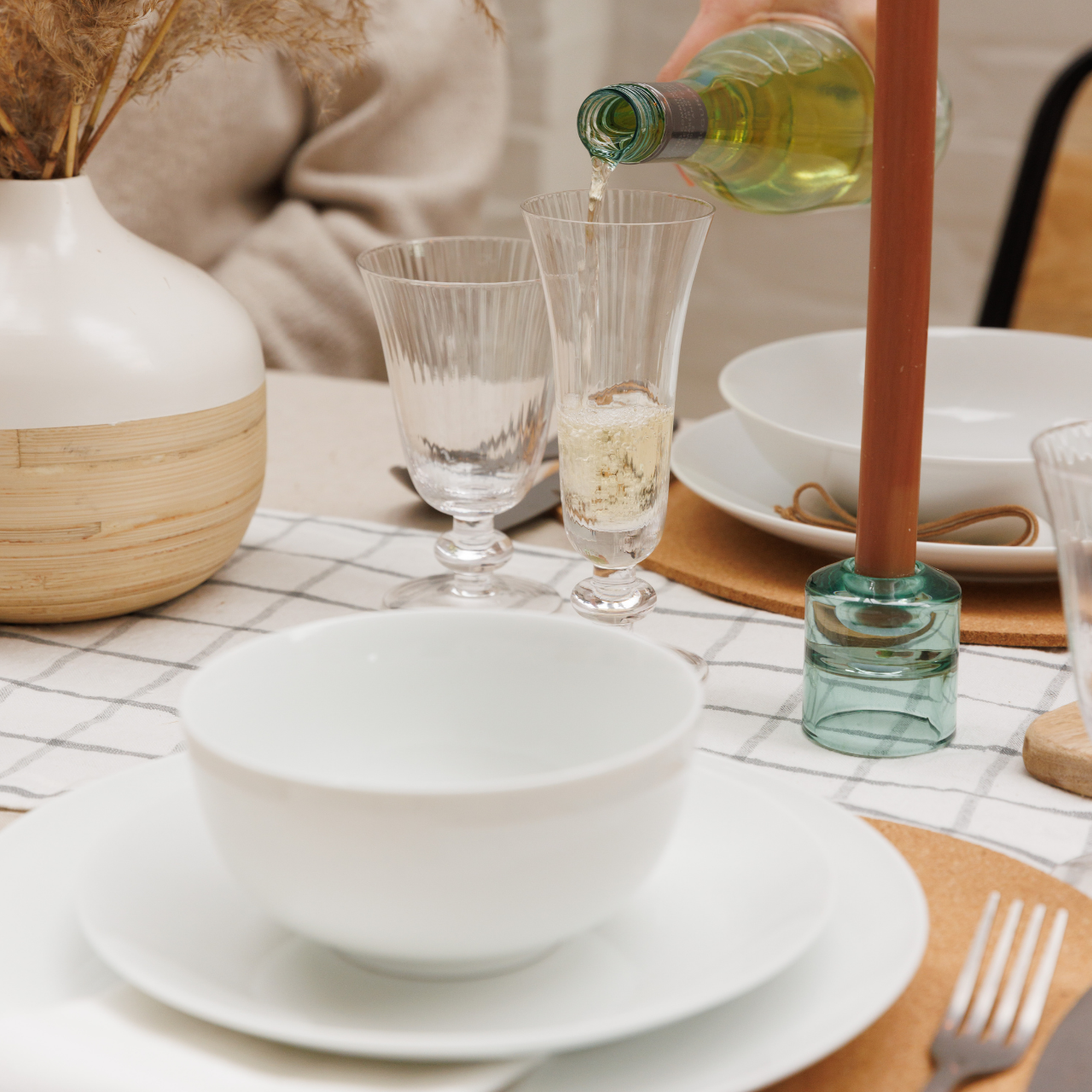 Mikasa MKCHDPLATEPK4 Chalk Porselen 4lü 27cm Servis Tabağı Seti