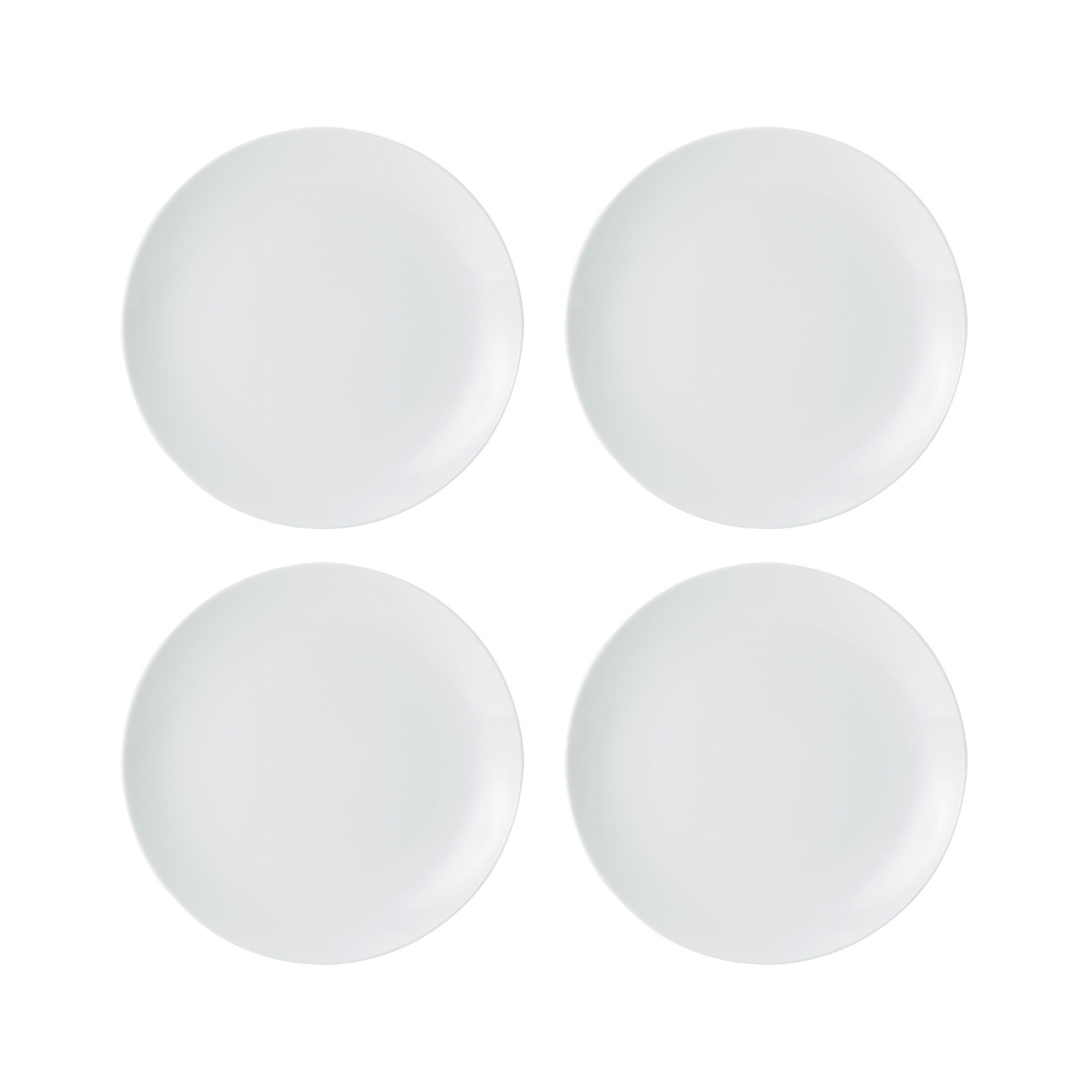 Mikasa MKCHSPLATEPK4 Chalk Porselen 4lü 21cm Pasta Tabağı Seti