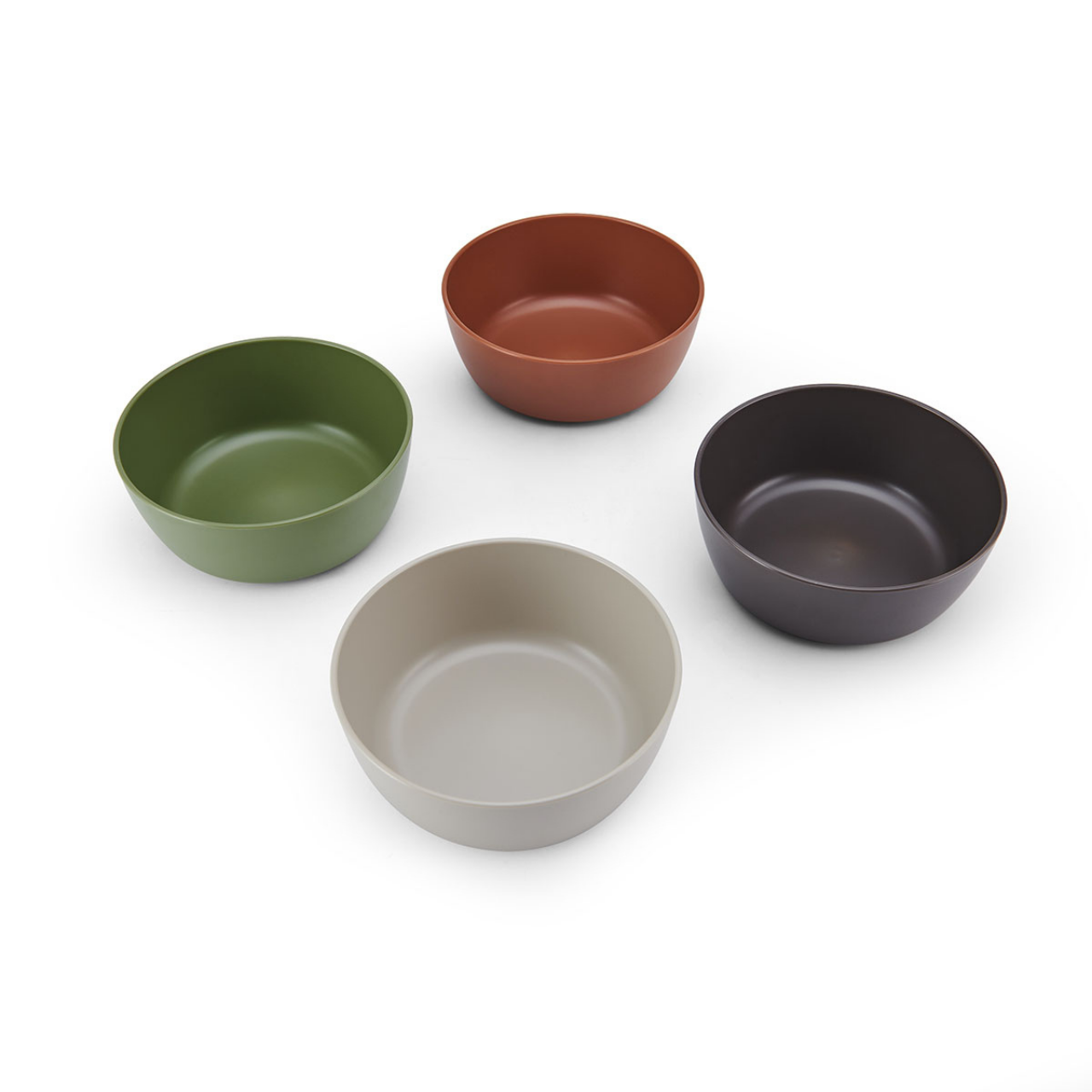 Mikasa MKEDBOWLPK4 Summer Geri Dönüşümlü Plastik 4lü 16cm Çorba Kase Seti