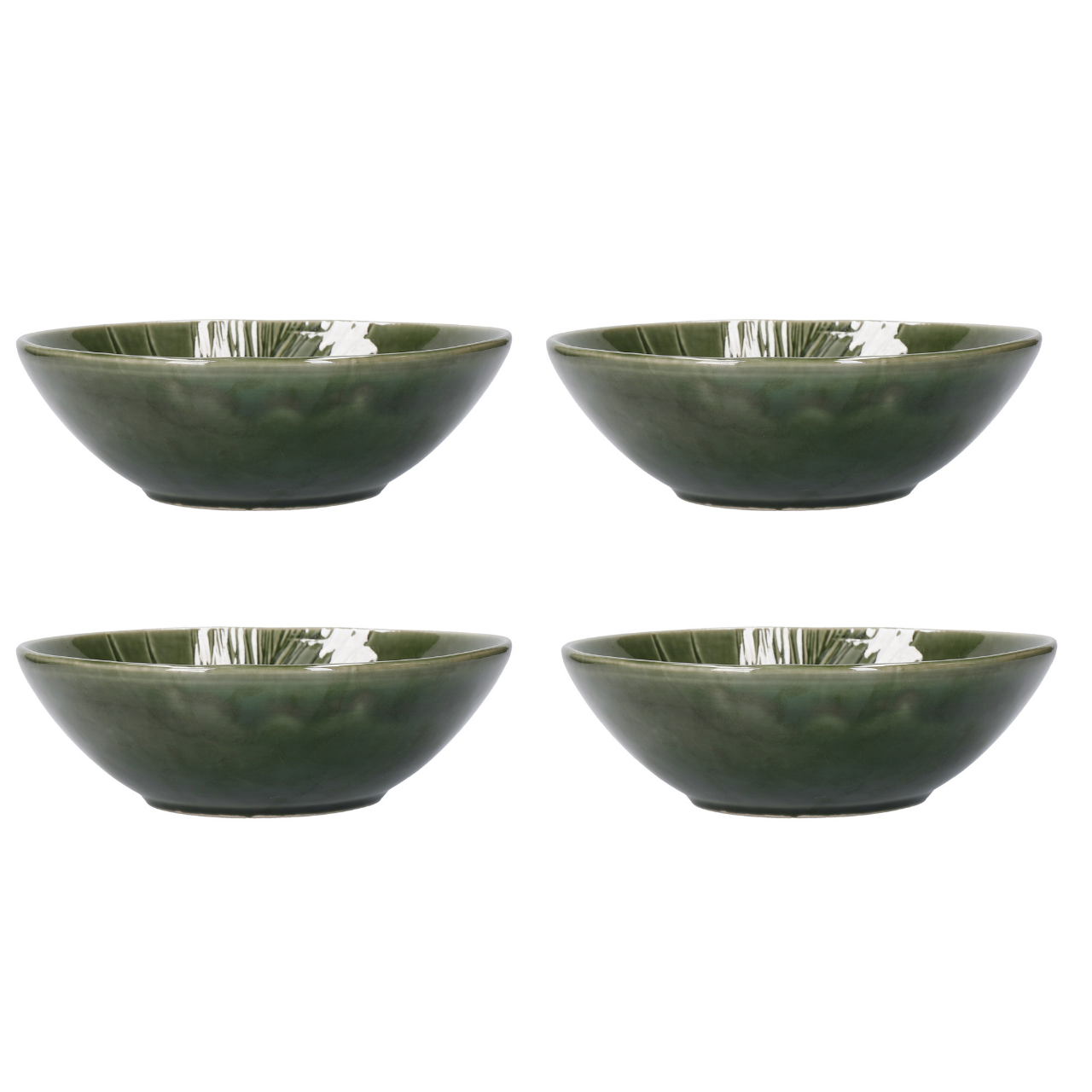 Mikasa MKJDPASTAPK4 Jardin Stoneware 4lü 20cm Çukur Tabak Seti