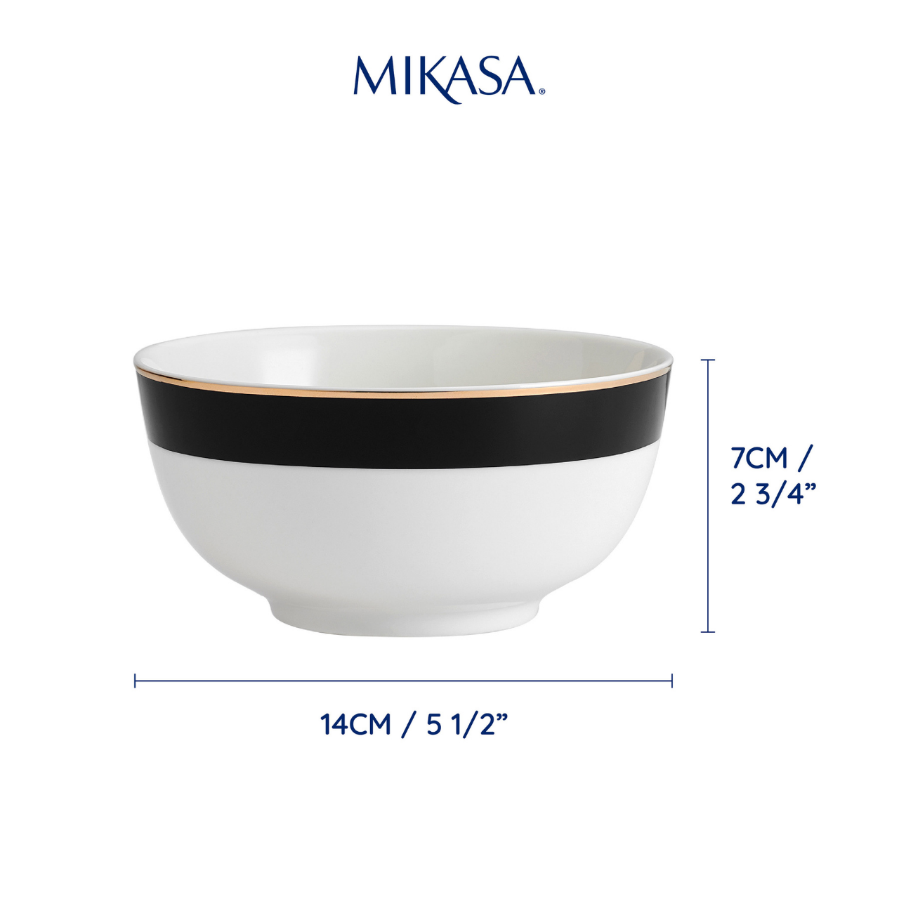 Mikasa MKLDBOWLPK4 Luxe Deco Fine China 4lü 14cm Çorba Kase Seti
