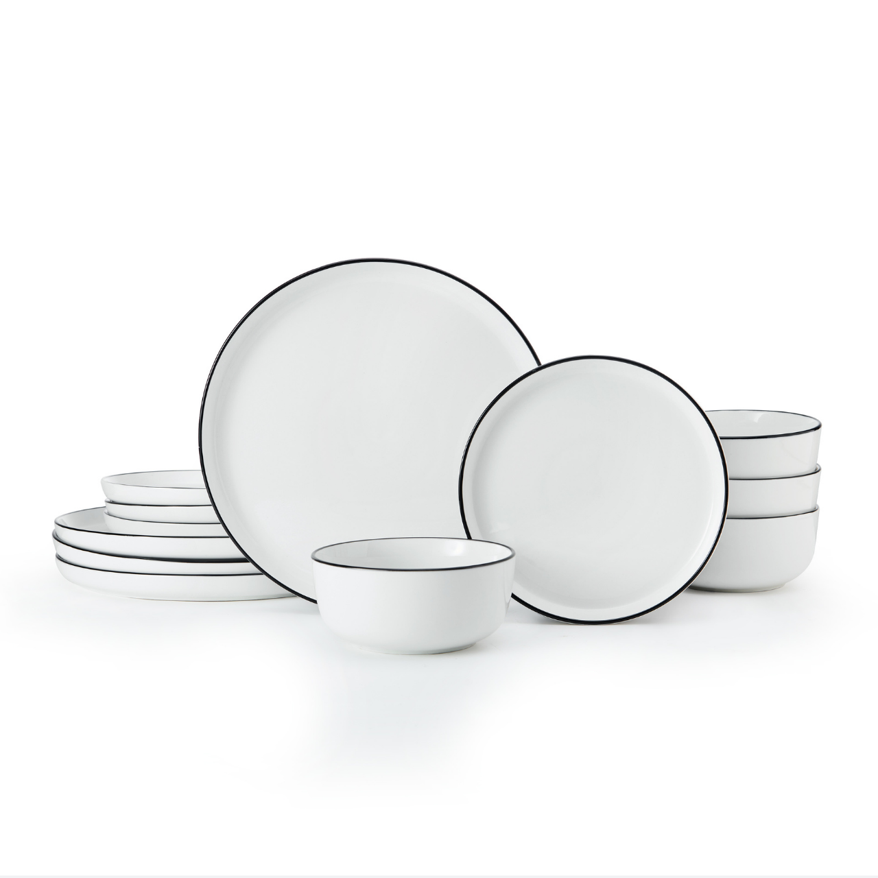 Mikasa MKLIMESTN12PC Limestone Porselen 12 Parça Yemek Takımı