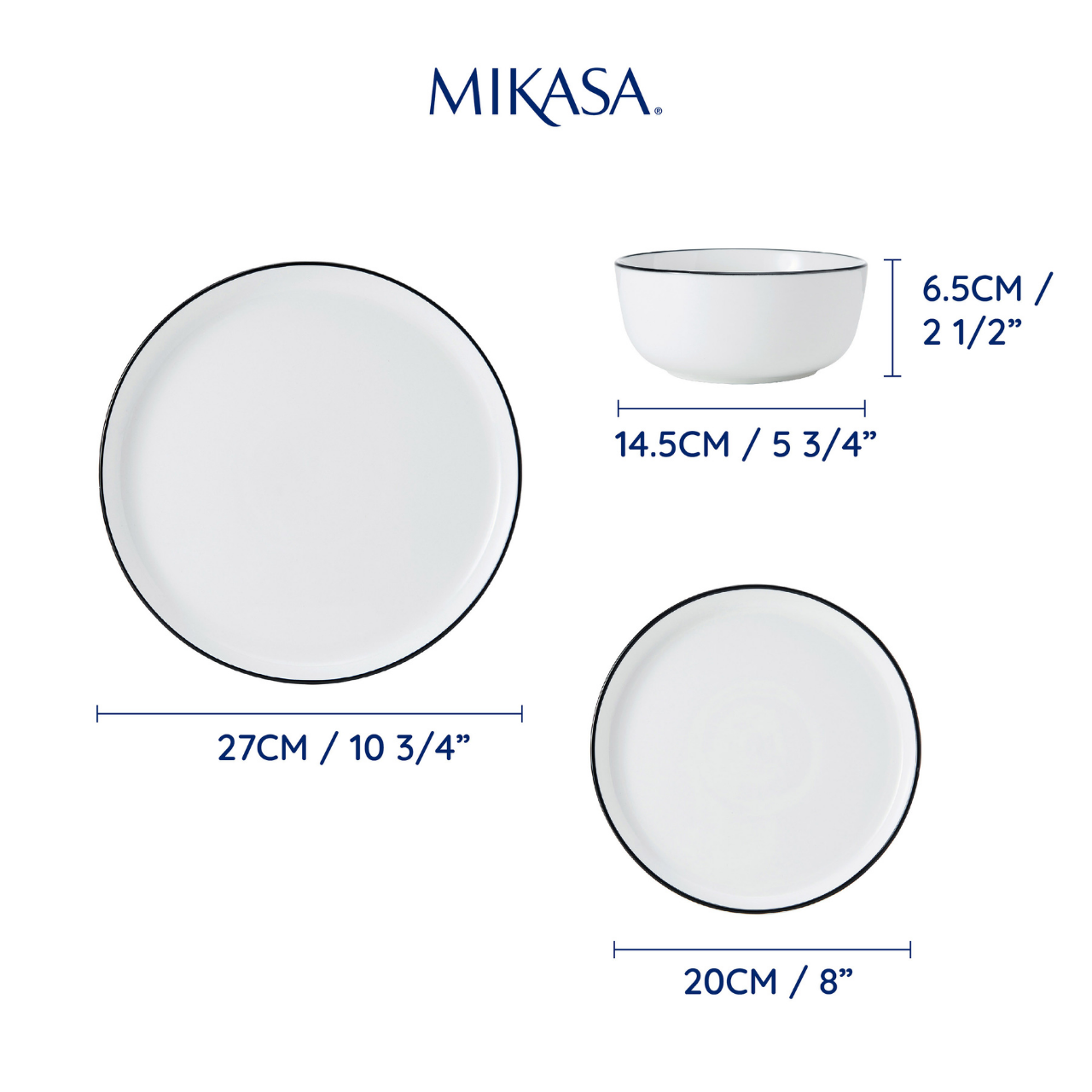 Mikasa MKLIMESTN12PC Limestone Porselen 12 Parça Yemek Takımı