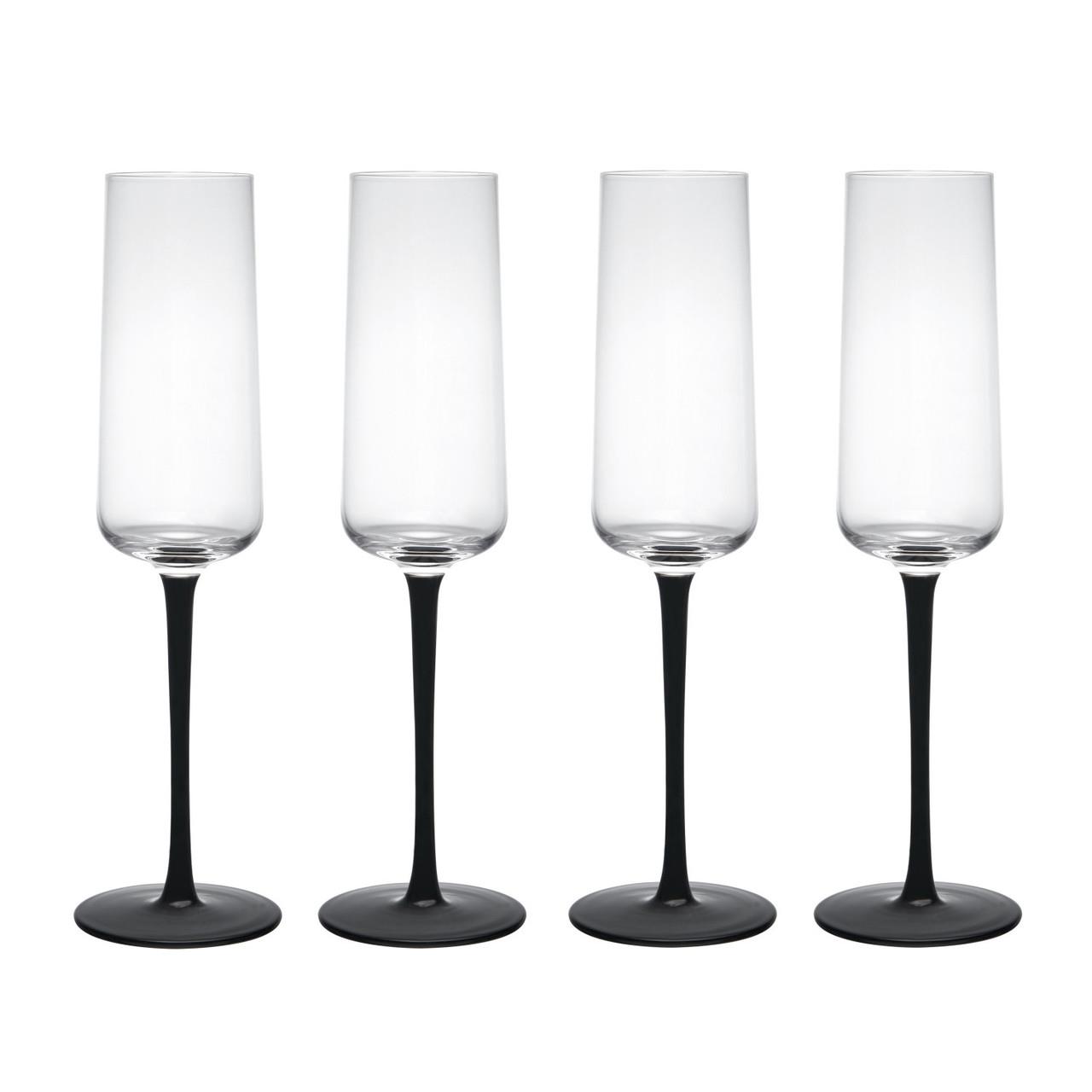 Mikasa MKPALFLU4PC Palermo 250ml Kristal Şampanya Fülüt Kadehi 4lü