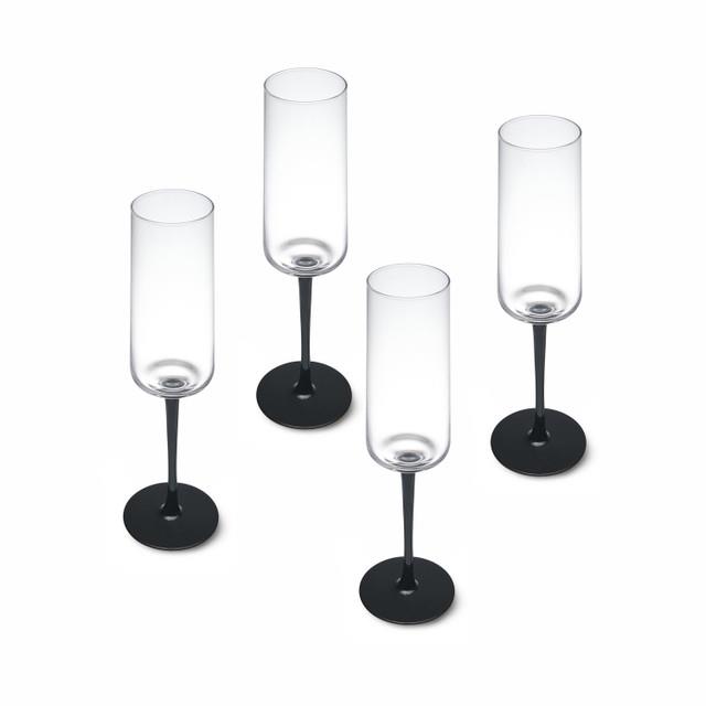 Mikasa MKPALFLU4PC Palermo 250ml Kristal Şampanya Fülüt Kadehi 4lü