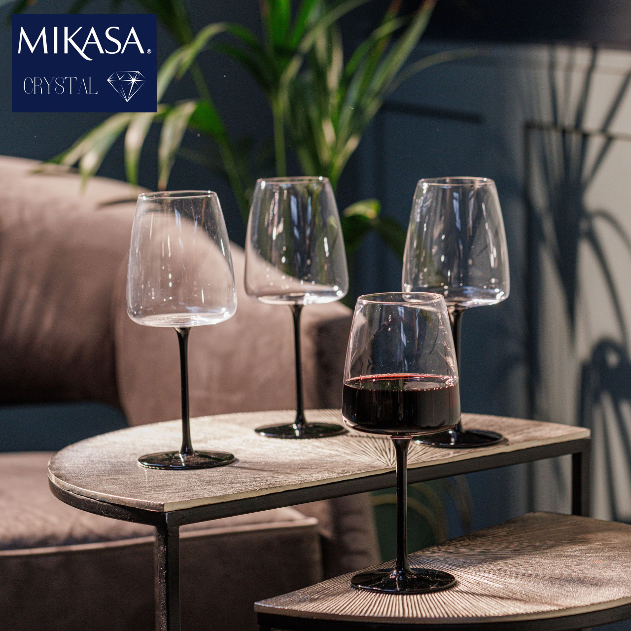 Mikasa MKPALWW4PC Palermo 4lü 400ml Beyaz Şarap Kadehi