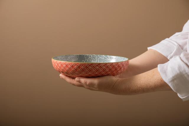 Mikasa MKPBOWLS13 Glazed Seramik Bowl Kase 21x5cm