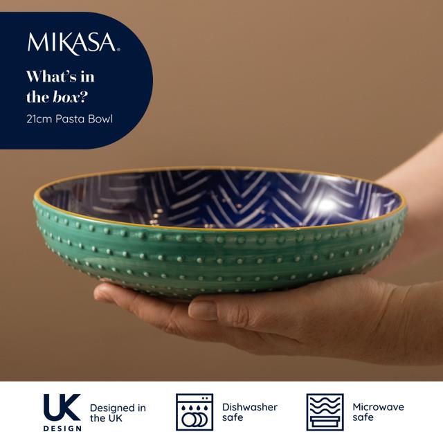 Mikasa MKPBOWLS18 Glazed Seramik Bowl Kase 21x5cm