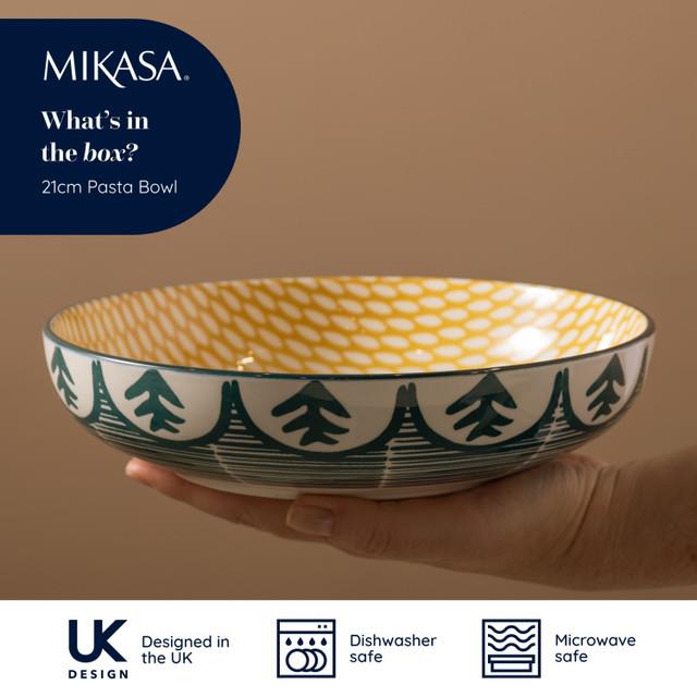 Mikasa MKPBOWLS28 Glazed Seramik Bowl Kase 21x5cm