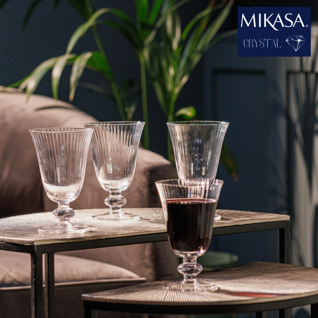 Mikasa MKSALWW4PC Salerno 4lü 260ml Şarap Kadehi