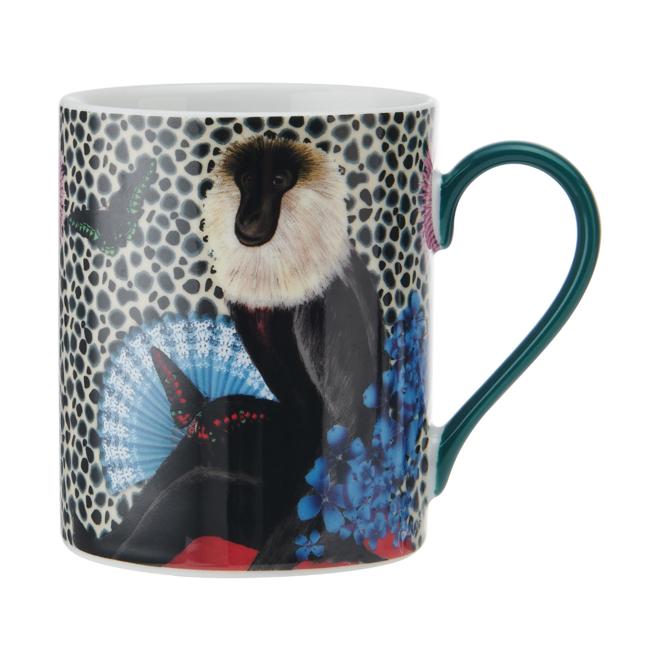 Mikasa MKSAMUGMONK Sarah Arnett Porselen 300ml Kupa Maymun