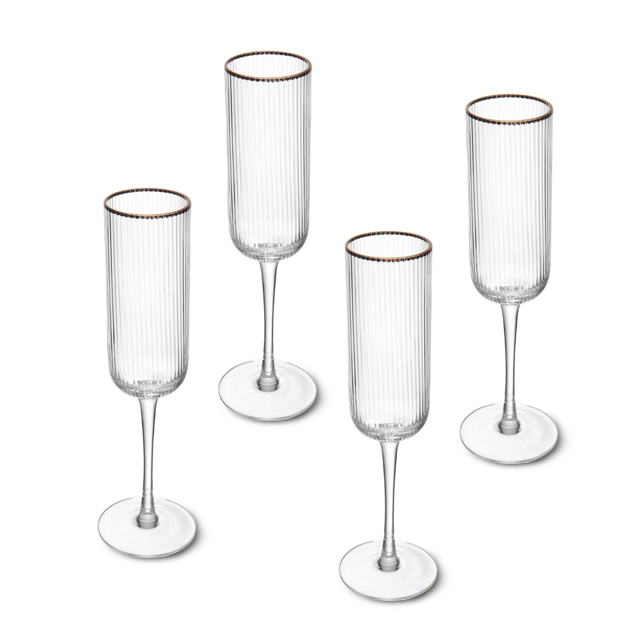Mikasa MKSORFLU4PC Sorrento 4lü 200ml Şampanya Flut Kadeh