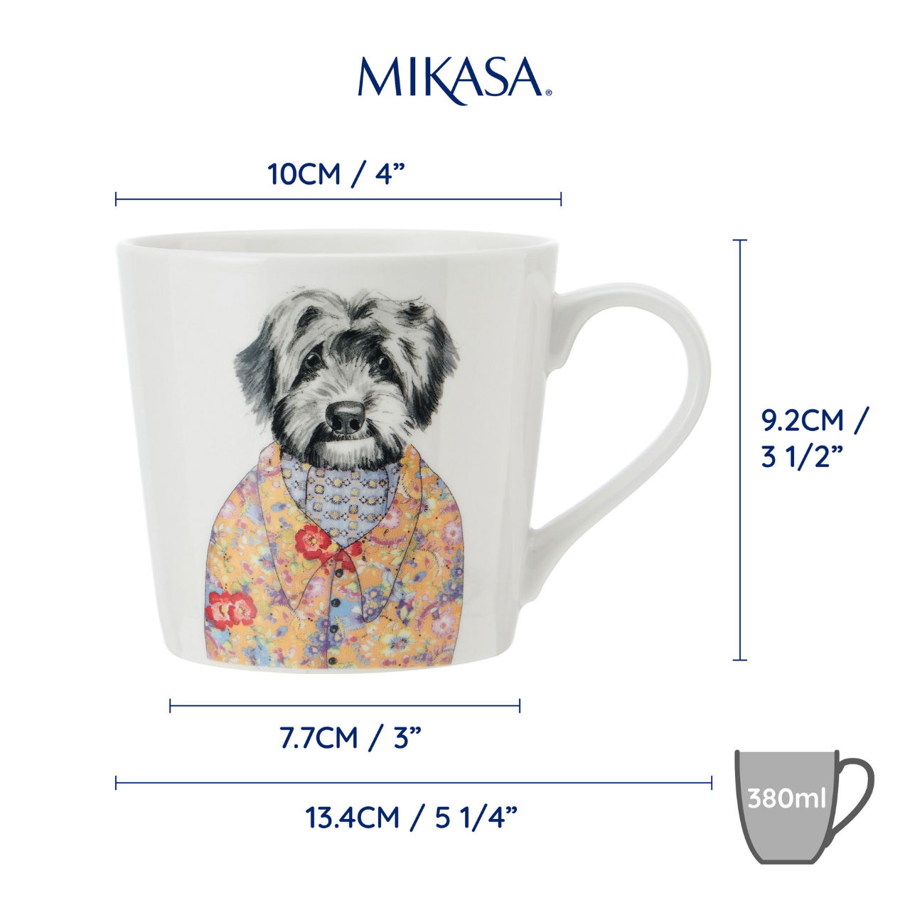 Mikasa MKTIPPMUGCPOO Tipperleyhill 380ml Fine China Kupa Cockapoo