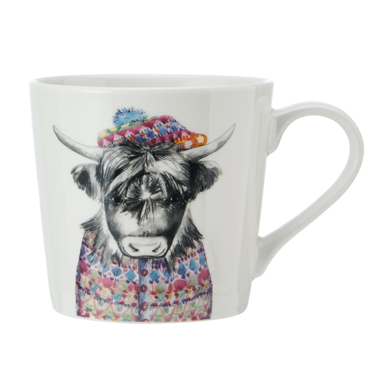 Mikasa MKTIPPMUGHCOW Tipperleyhill 380ml Fine China Kupa Boğa