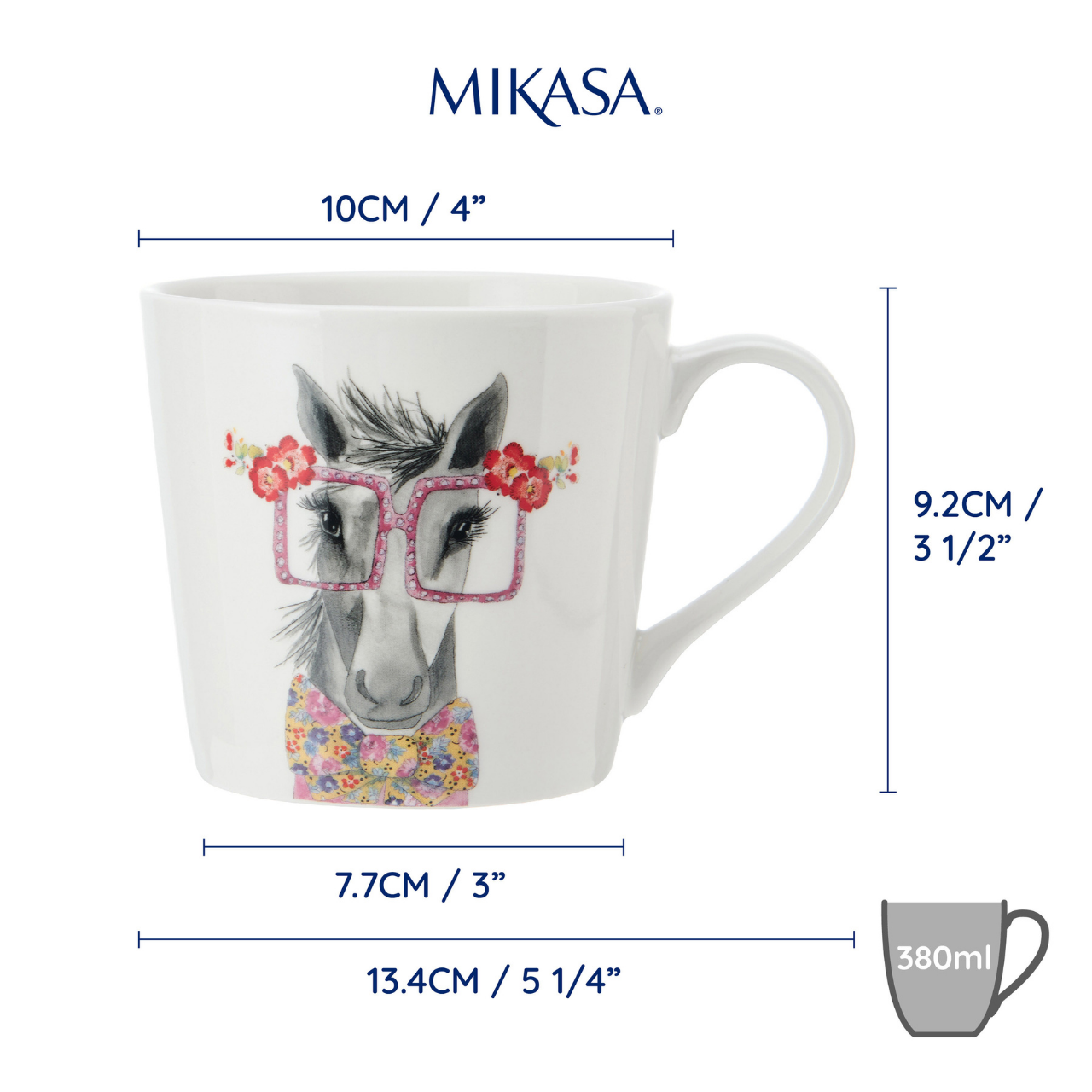 Mikasa MKTIPPMUGHRS Tipperleyhill 380ml Fine China Kupa At