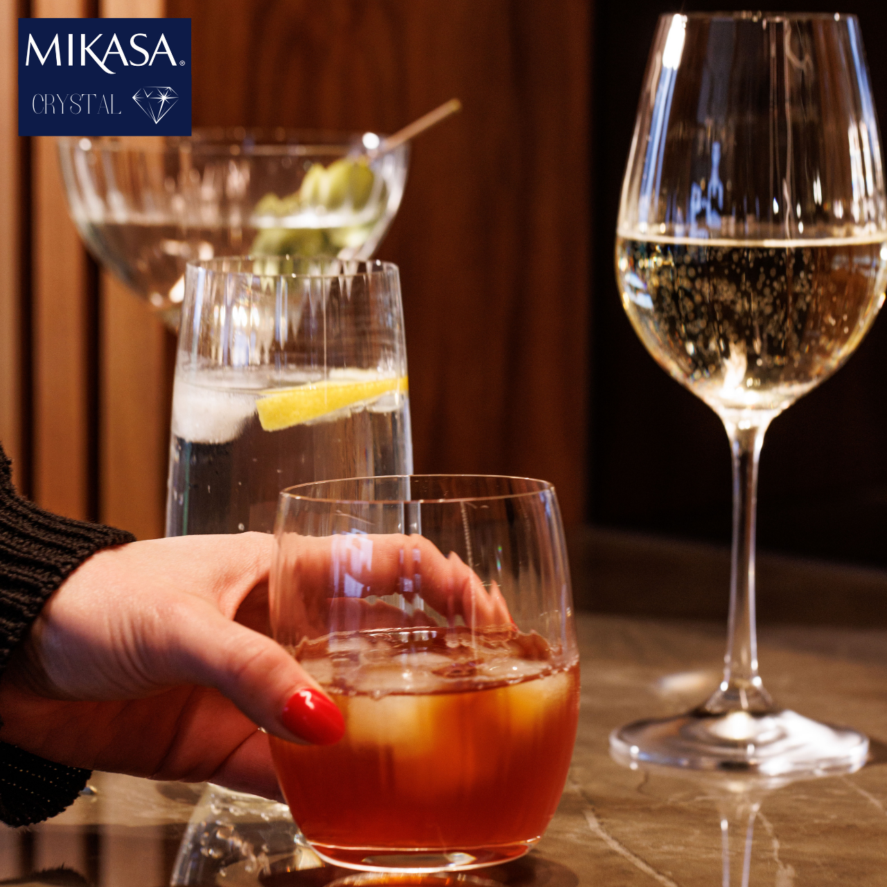 Mikasa MKTREVDOF4PC Treviso 4lü 350ml Meşrubat Bardağı Seti