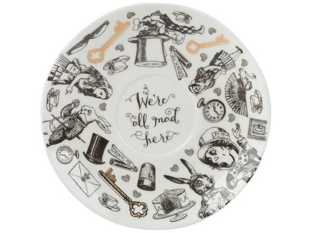 Mikasa x V&A Alice In Wonderland 5200018 210ml Porselen Çay Fincanı