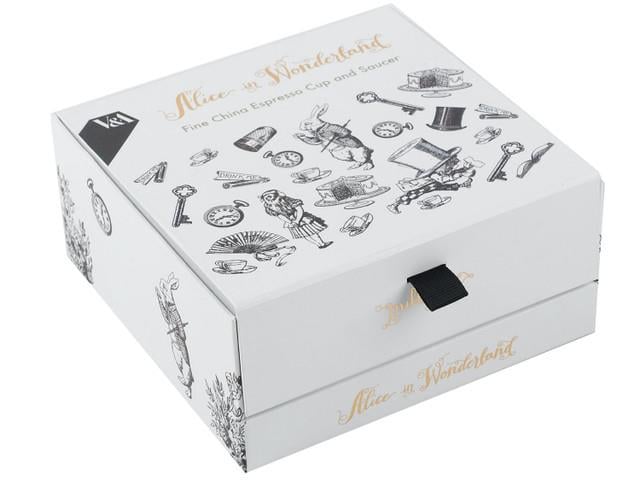 Mikasa x V&A Alice In Wonderland 5200019 100ml Porselen Kahve Fincanı