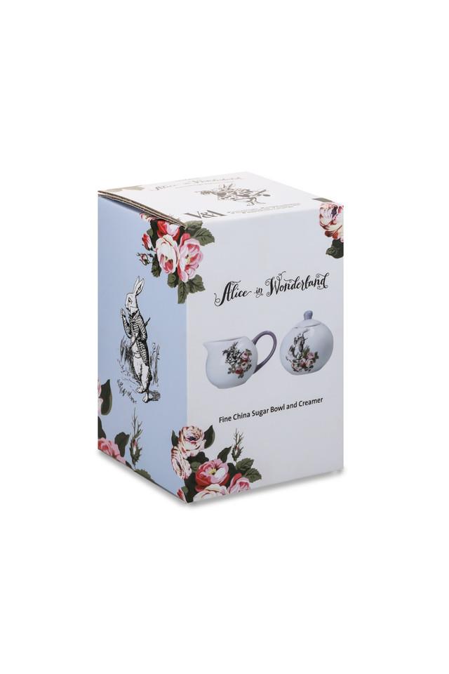 Mikasa x V&A Alice in Wonderland MKALSUGCRMSET Fine China Porselen 200ml Krema ve Şekerlik Seti