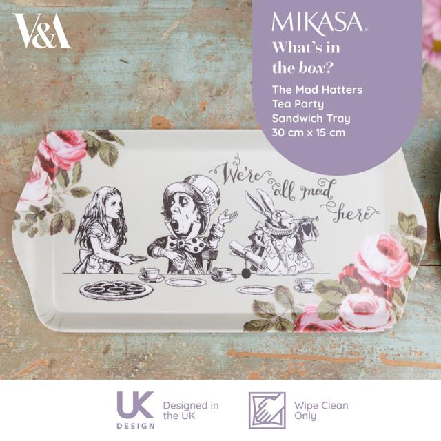 Mikasa x V&A Alice in Wonderland MKALTRAYSWICH Melamin Servis Tepsisi  31x15cm