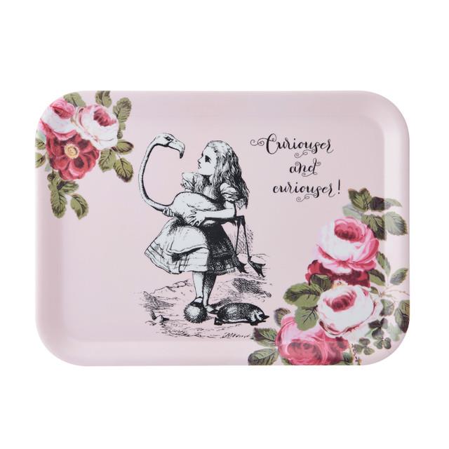 Mikasa x V&A Alice in Wonderland MKALTRAYLRG Melamin Servis Tepsisi 43x32cm
