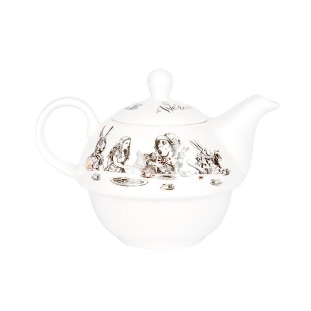 Mikasa x V&A Alice in Wonderland VAAWT41 250ml Porselen Tek Kişilik Çay Demleme Seti