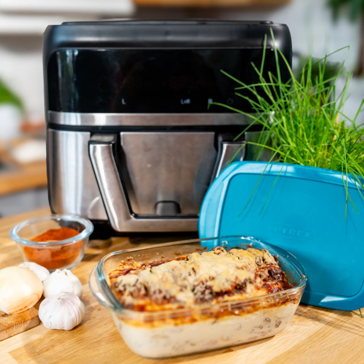 PYREX 210P000/7346 KARE KAPAKLI SAKLAMA KABI 0,35 L