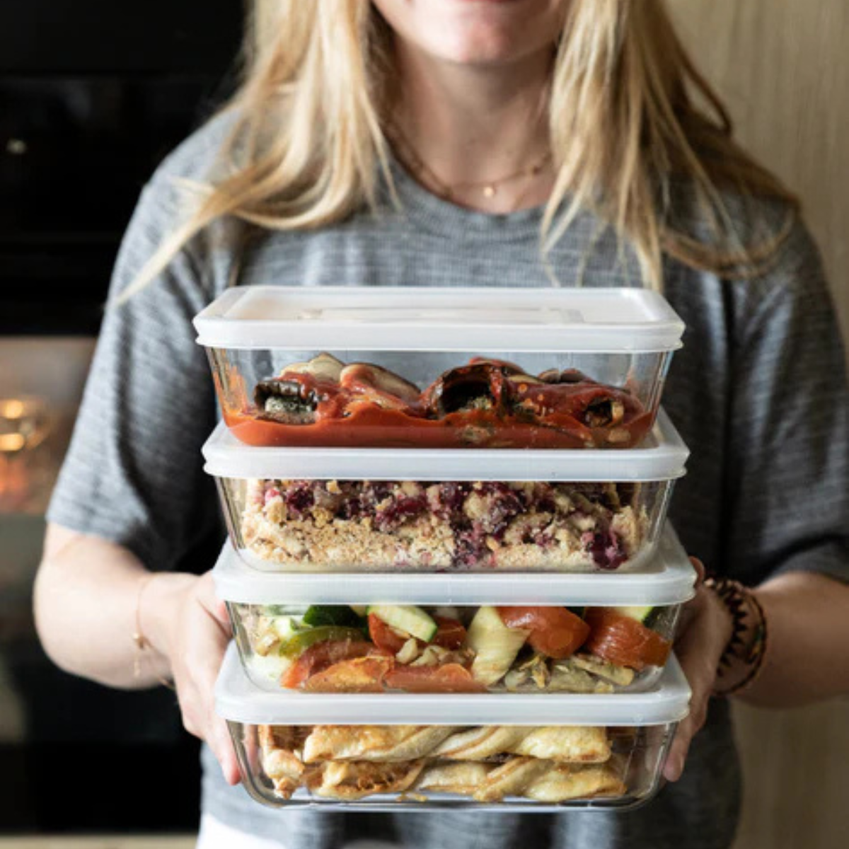 PYREX 243P000/7046 KAPAKLI DİKDÖRTGEN SAKLAMA KABI 2,6L