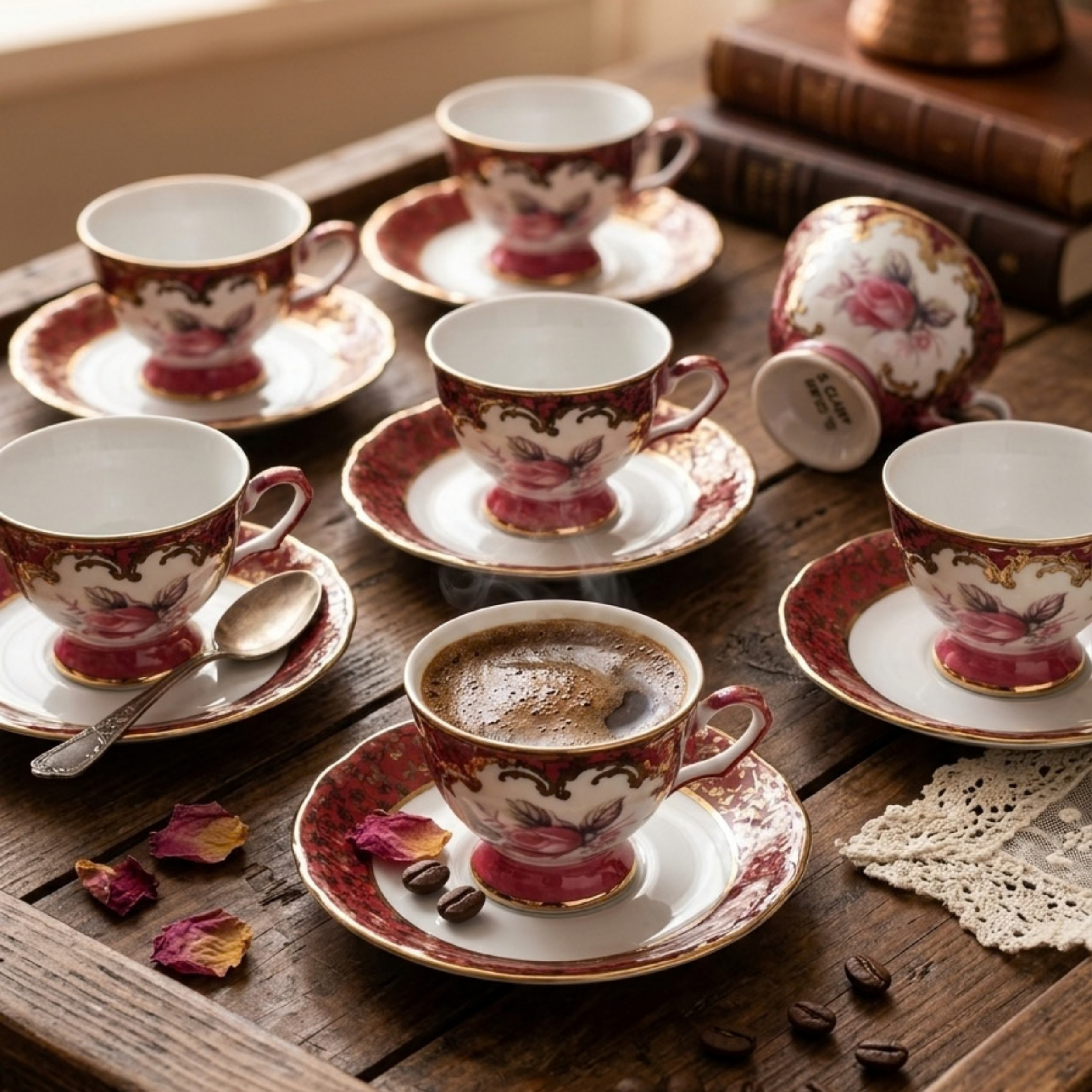 S.CLAIRY ART 582/010 RED 6 LI FINCAN TAKIMI