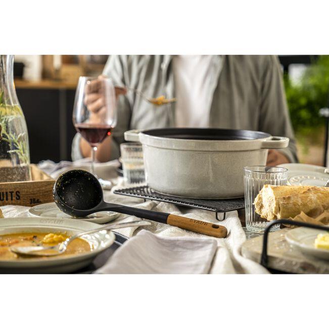 Staub 405031040 Çorba Kepçesi Siyah