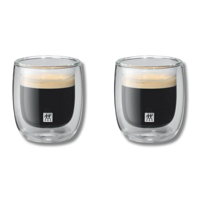 Zwilling 395000750 Çift Camlı 2Li Espresso Bardak Seti - 80 ml