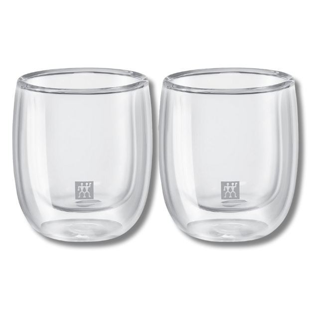Zwilling 395000750 Çift Camlı 2Li Espresso Bardak Seti - 80 ml