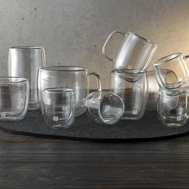 ZWILLING 395001130 PLUS 450ML ÇİFT CAMLI KULPLU CAPPUCINO 2Lİ SET