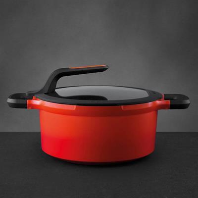 Berghoff 8501036 Gem Stay Cool Soft Orange Tencere 28 Cm