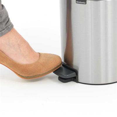BRABANTIA BRA 112102 001-01-NEWICON FPP MATT STEEL PEDALLI ÇÖP KUTUSU 5L