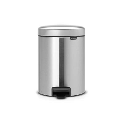 BRABANTIA BRA 112102 001-01-NEWICON FPP MATT STEEL PEDALLI ÇÖP KUTUSU 5L