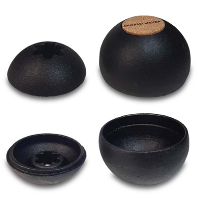 Drosselmeyer CHOOP02B Döküm Mumluk Siyah