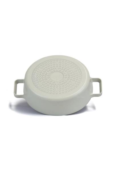 FİKA NEOF226L CAM KAPAKLI ALÜMİNYUM SIĞ TENCERE 26CM BEJ