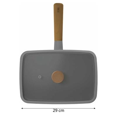 FIKA NEOG129R DİKDÖRTGEN TAVA 29CM CAM KAPAK