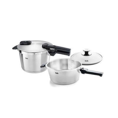 FISSLER VITAQUİCK PREMIUM DÜDÜKLÜ TENCERE 6lt + 3,5lt