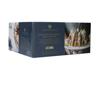 MasterClass MCBUNTPEAK Dökme Alüminyum Dekoratif Kek Kalıbı 24.5cm/9