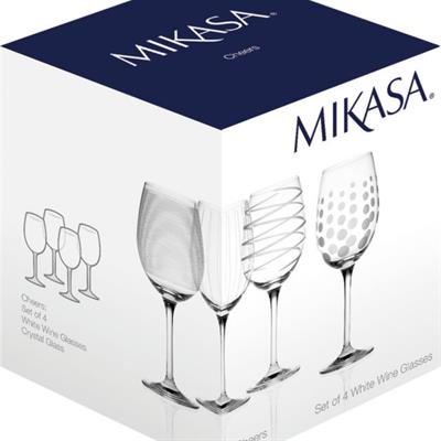 Mikasa 5159282 Cheers 4lü 450ml Beyaz Şarap Kadehi Seti