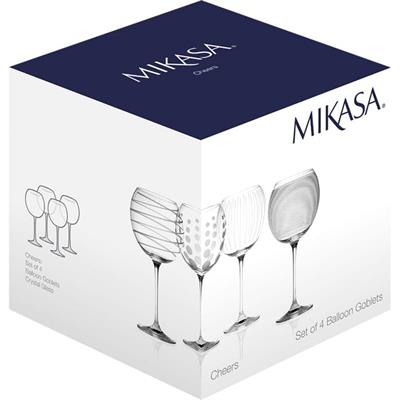 Mikasa 5159316 Cheers 4lü 750ml Balon Bardak Seti