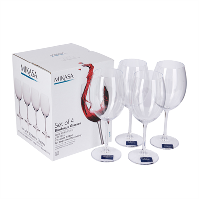 Mikasa 5191916 Julie 4lü 610ml Kırmızı Şarap Kadehi Seti