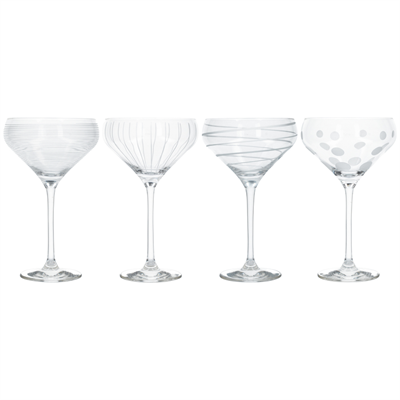 Mikasa C000213 Cheers 4lü Martini Bardağı Seti