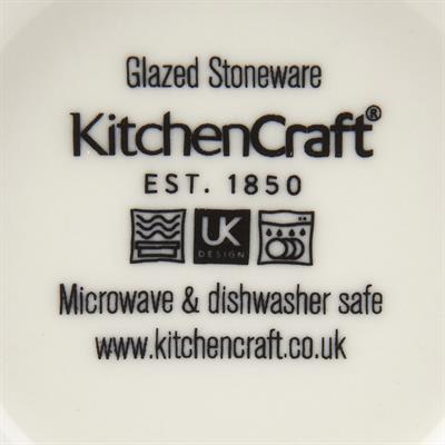 Mikasa KCBOWL27 Glazed Sırlı Seramik Kase Mavi Kavis Desenli