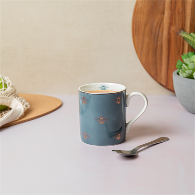 Mikasa MKCANBEES Fine China 280ml Düz Taraflı Kupa Arılar