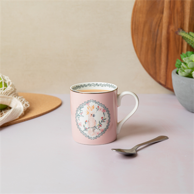 Mikasa MKCANCTOO Fine China 280ml Düz Taraflı Kupa Kakadu